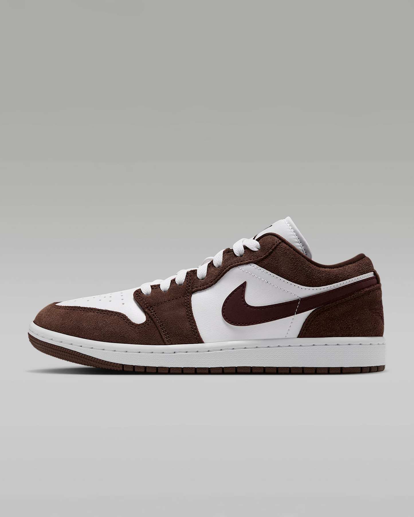 Air Jordan 1 Low Damenschuh – Cacao Wow/Weiß/Bronze Eclipse