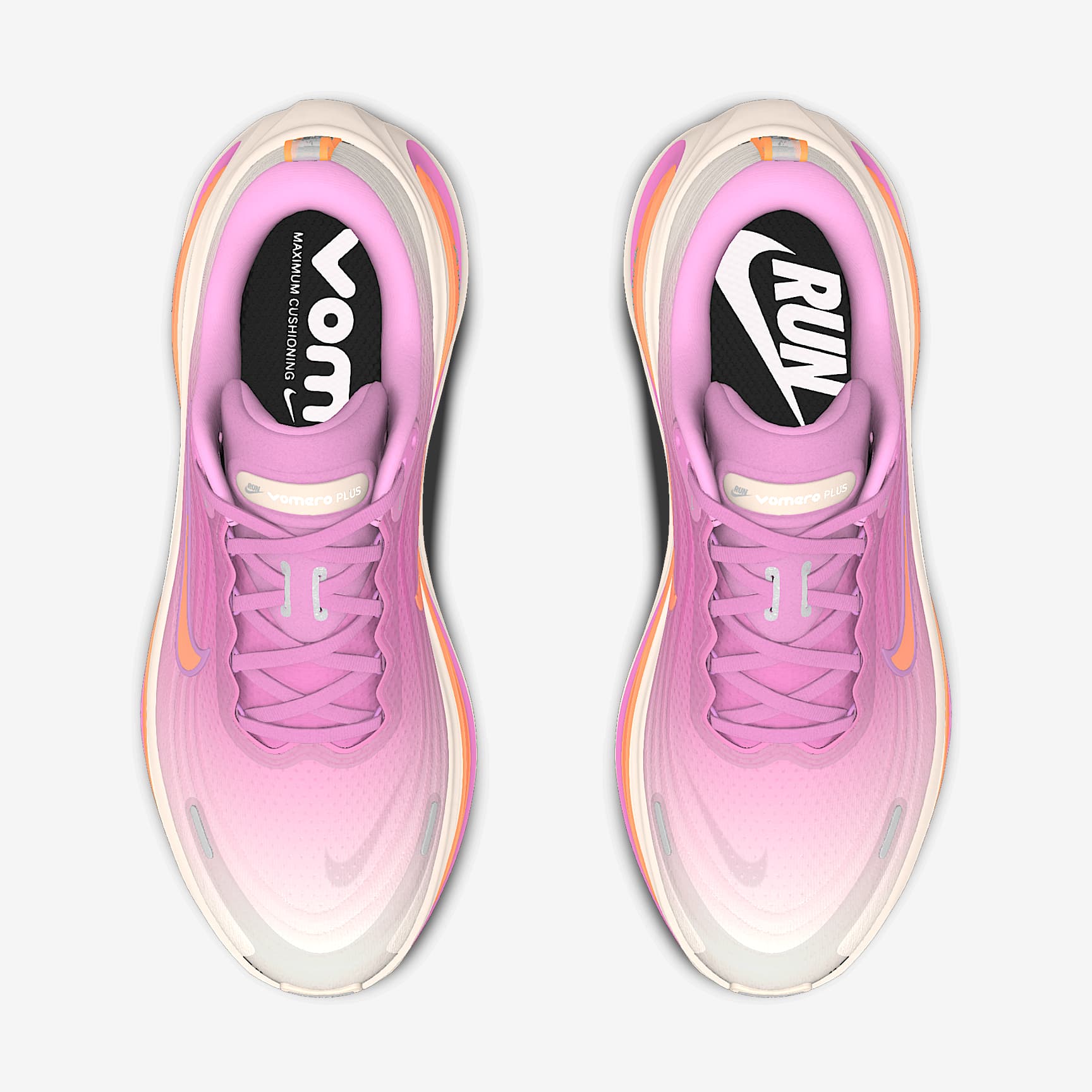 Nike Vomero Plus By You personalisierbarer Straßenlaufschuh (Damen) – Multi-Color/Multi-Color [8119902515]