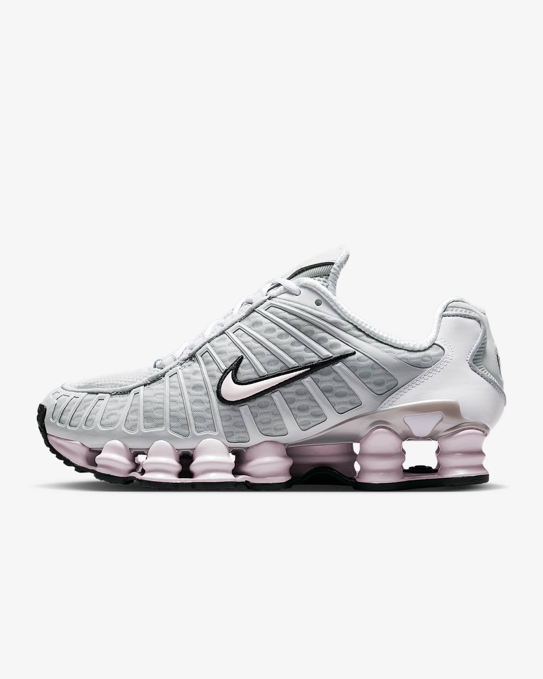 Nike Shox TL Schuh (Damen) – Neutral Grey/Metallic Silver/Schwarz/Pearl Pink