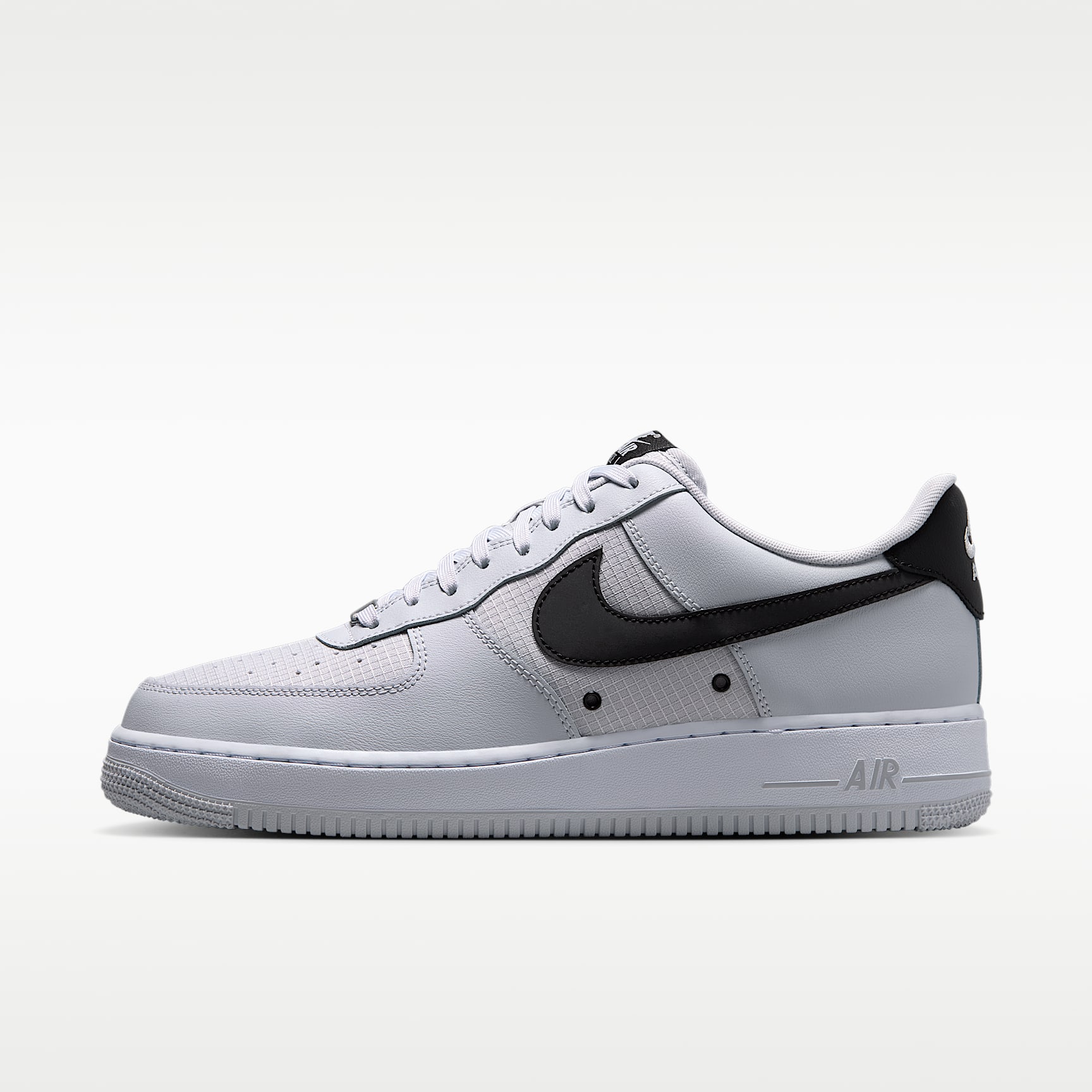 Nike Air Force 1 '07 LV8 Schuh (Herren) – Geyser Grey/Weiß/Schwarz