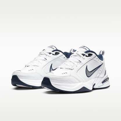 Nike Air Monarch IV Workout-Schuh für Herren – Weiß/Metallic Silver