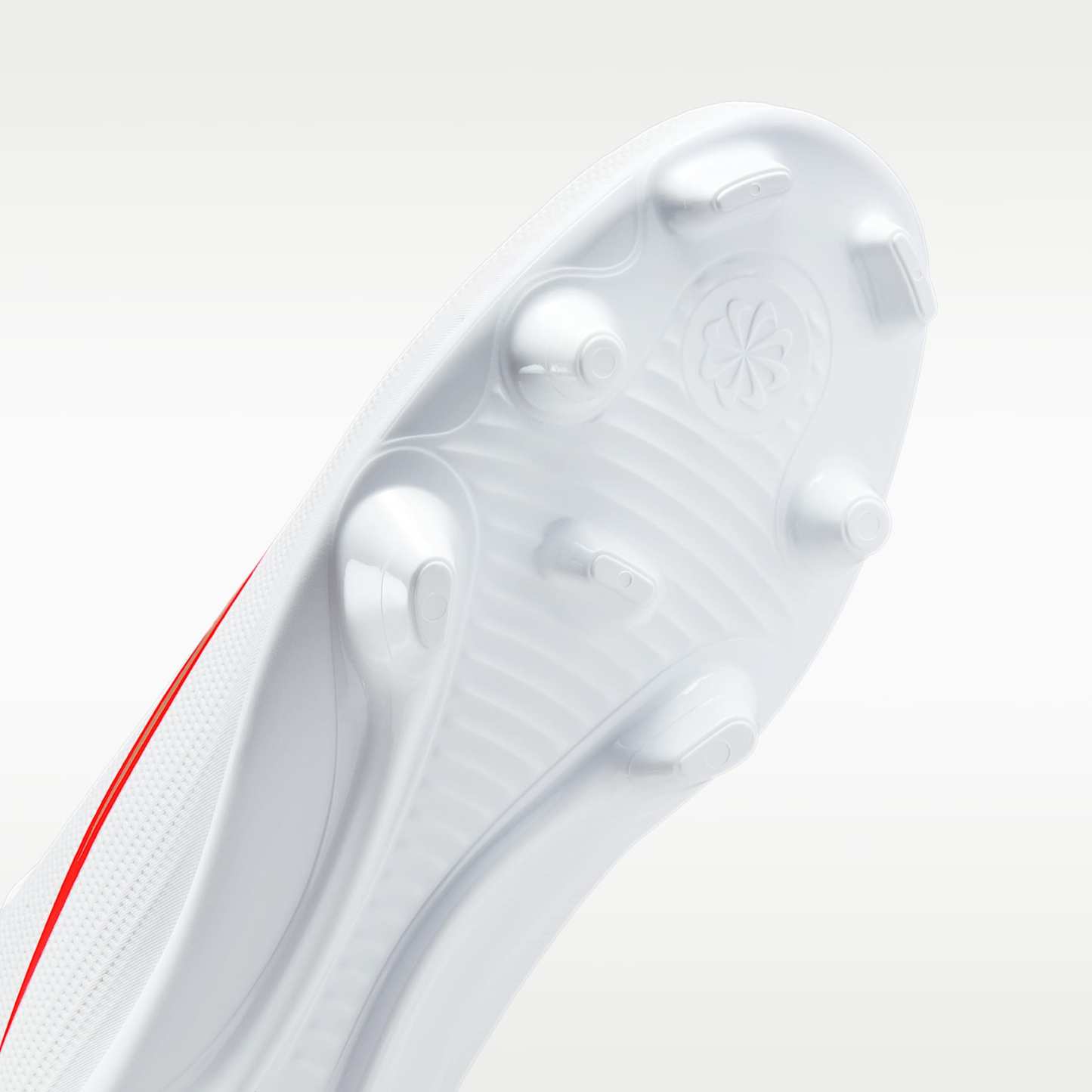 Nike Mercurial Superfly 11 Club High-Top-Fußballschuh für verschiedene Böden – Weiß/Bright Crimson/Blur