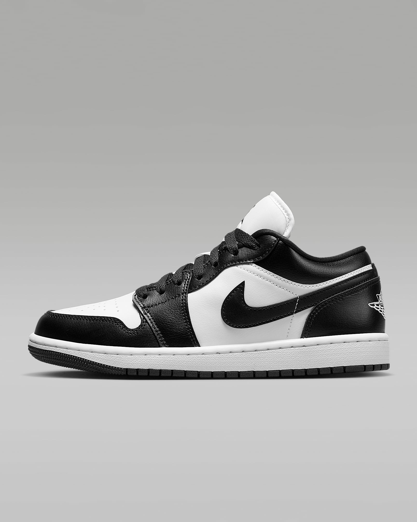 Air Jordan 1 Low Damenschuh – Weiß/Weiß/Schwarz