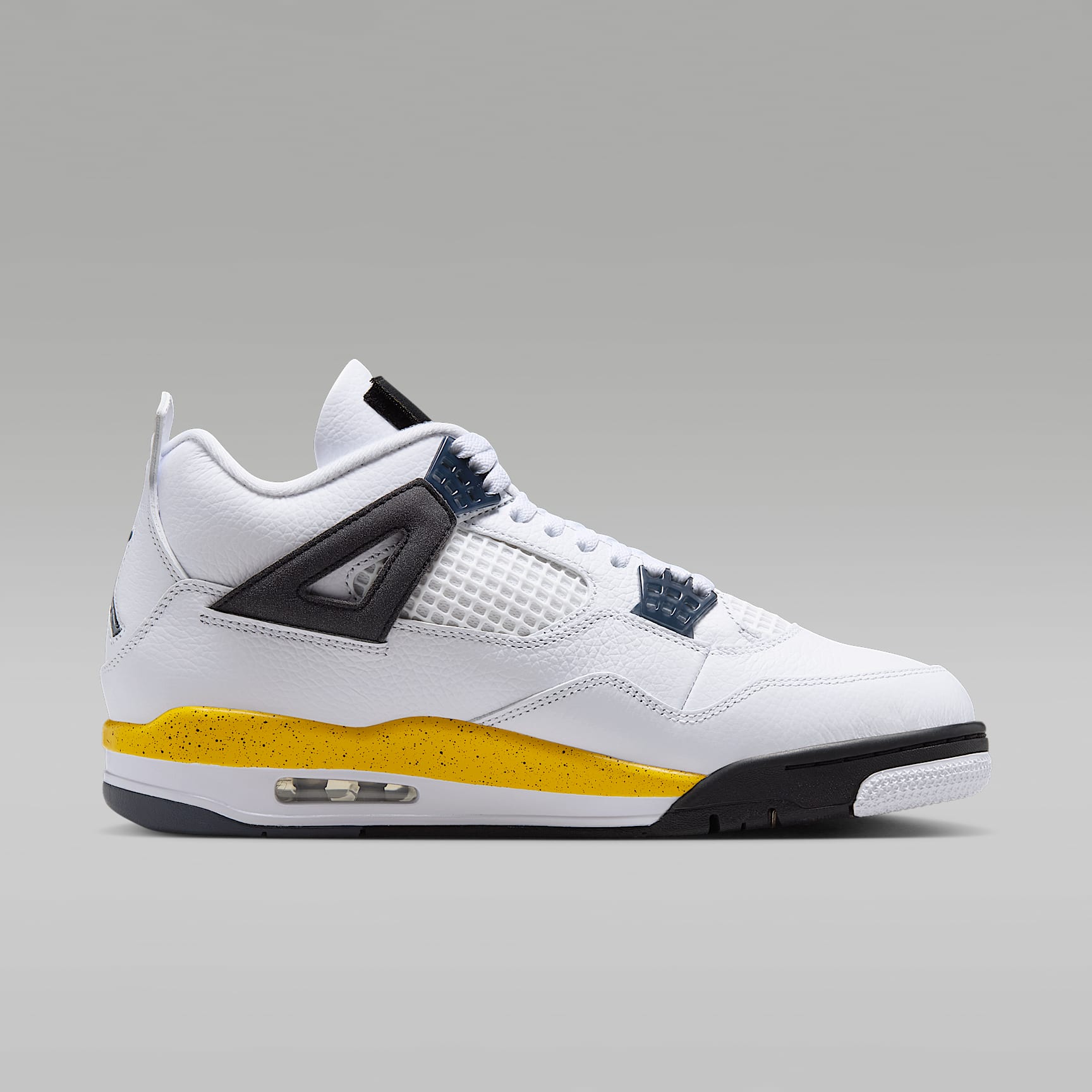 Air Jordan 4 Retro „Tour Yellow“ Schuh für Herren – Weiß/Dark Blue Grey/Schwarz/Tour Yellow