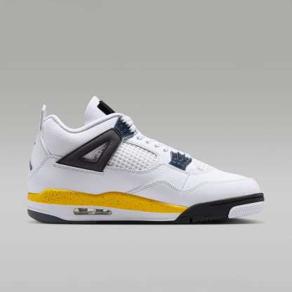 Air Jordan 4 Retro „Tour Yellow“ Schuh für Herren – Weiß/Dark Blue Grey/Schwarz/Tour Yellow