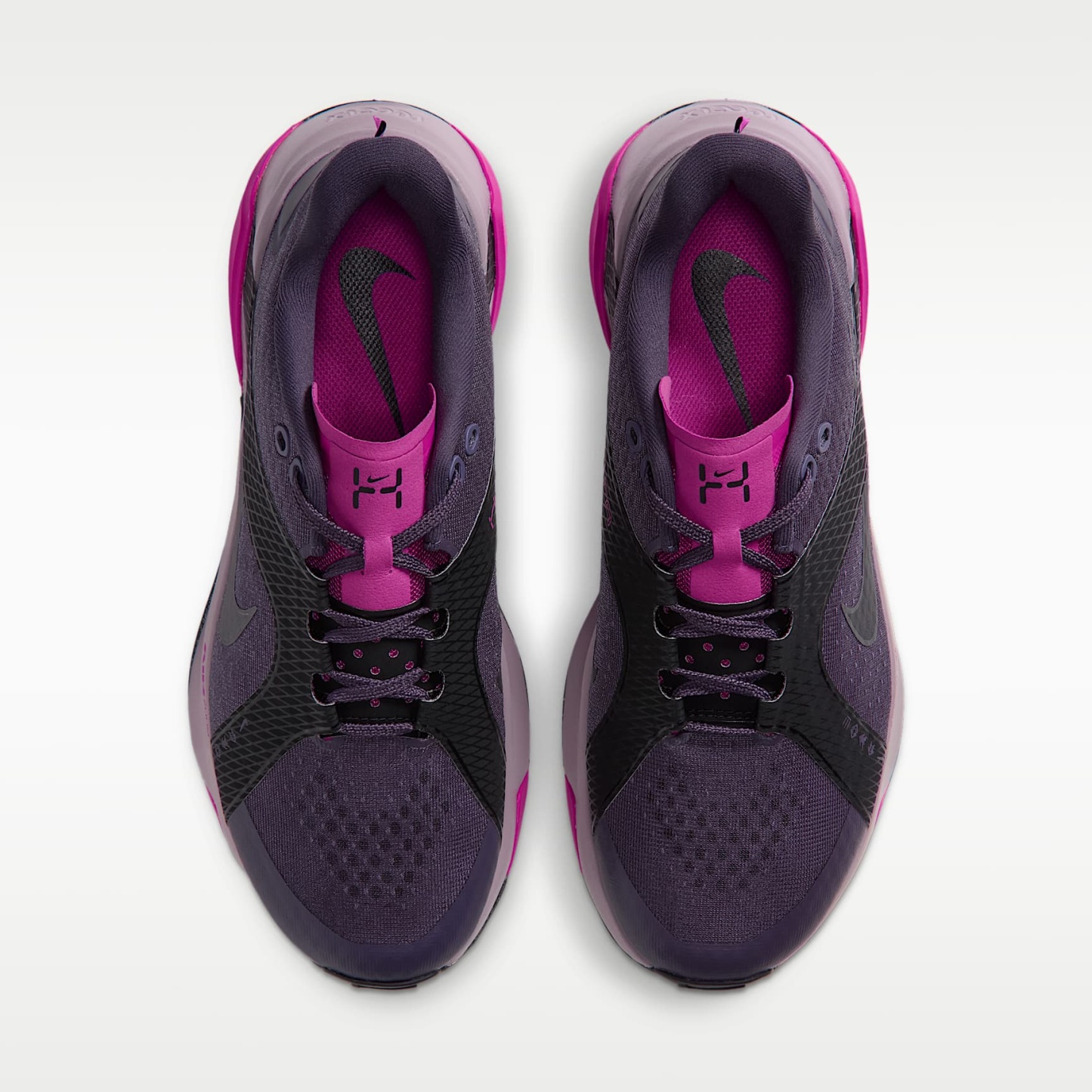 Nike Hybrid RN Trainingsschuh (Damen) – Dark Raisin/Schwarz/Fuchsia Blast/Metallic Dark Grey