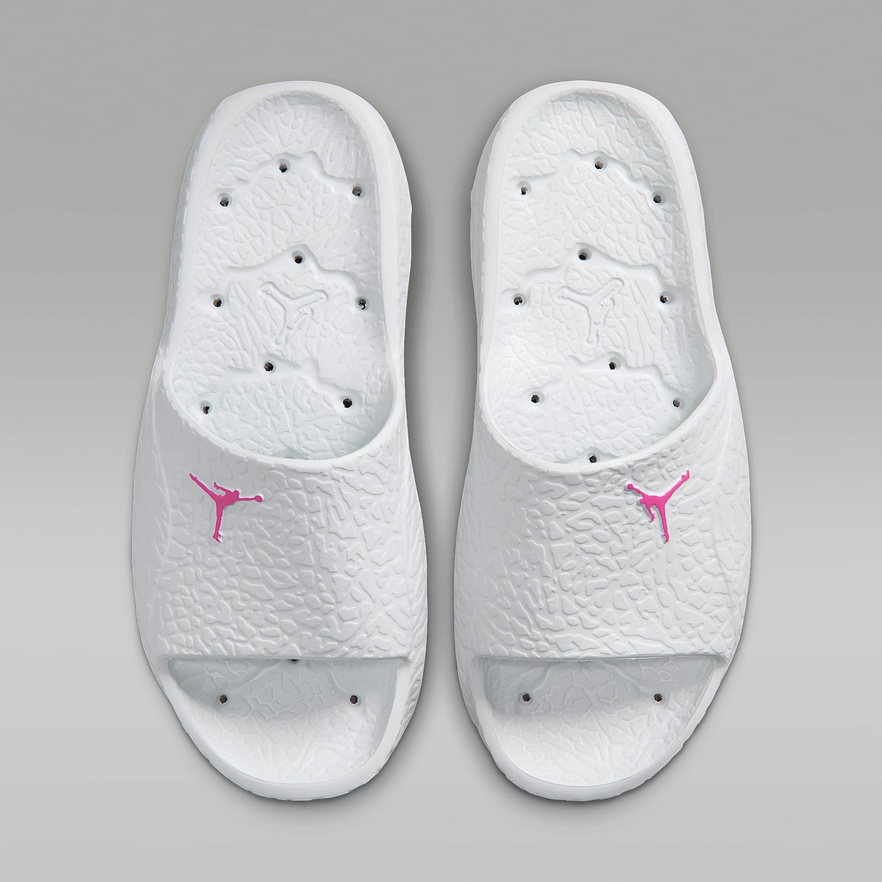 Jordan Franchise Slides – Off White/Fire Pink