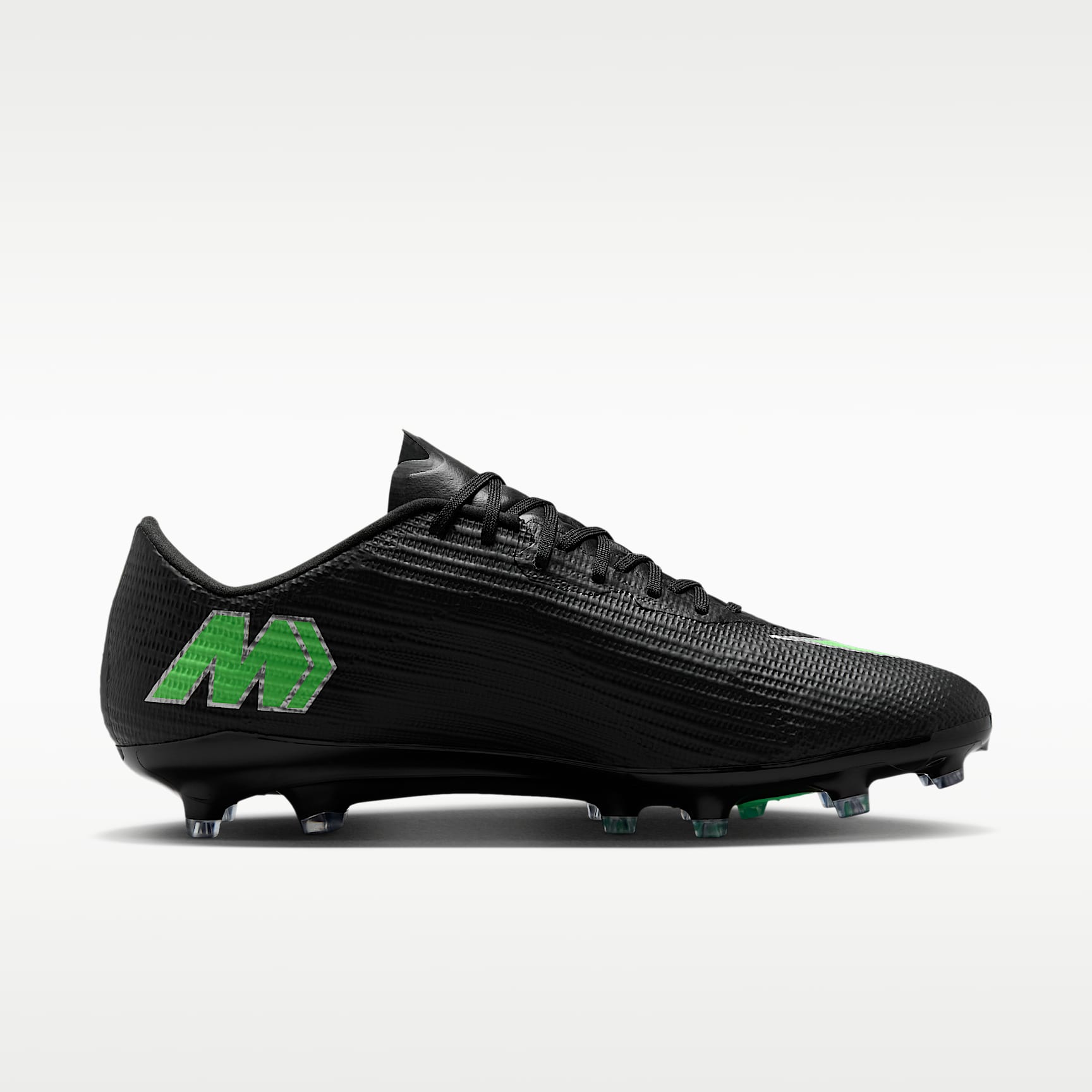 Nike Mercurial Superfly 11 Pro Low-Top-Fußballschuh für Kunstrasen – Schwarz/Schwarz/Illusion Green