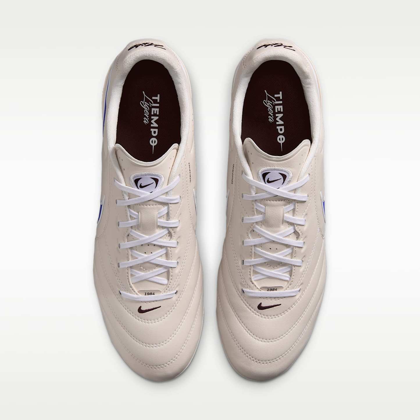 Nike Tiempo Ligera Pro Low-Top-Fußballschuh für normalen Rasen – Chalk/Weiß/Racer Blue