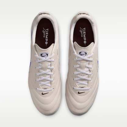 Nike Tiempo Ligera Pro Low-Top-Fußballschuh für normalen Rasen – Chalk/Weiß/Racer Blue
