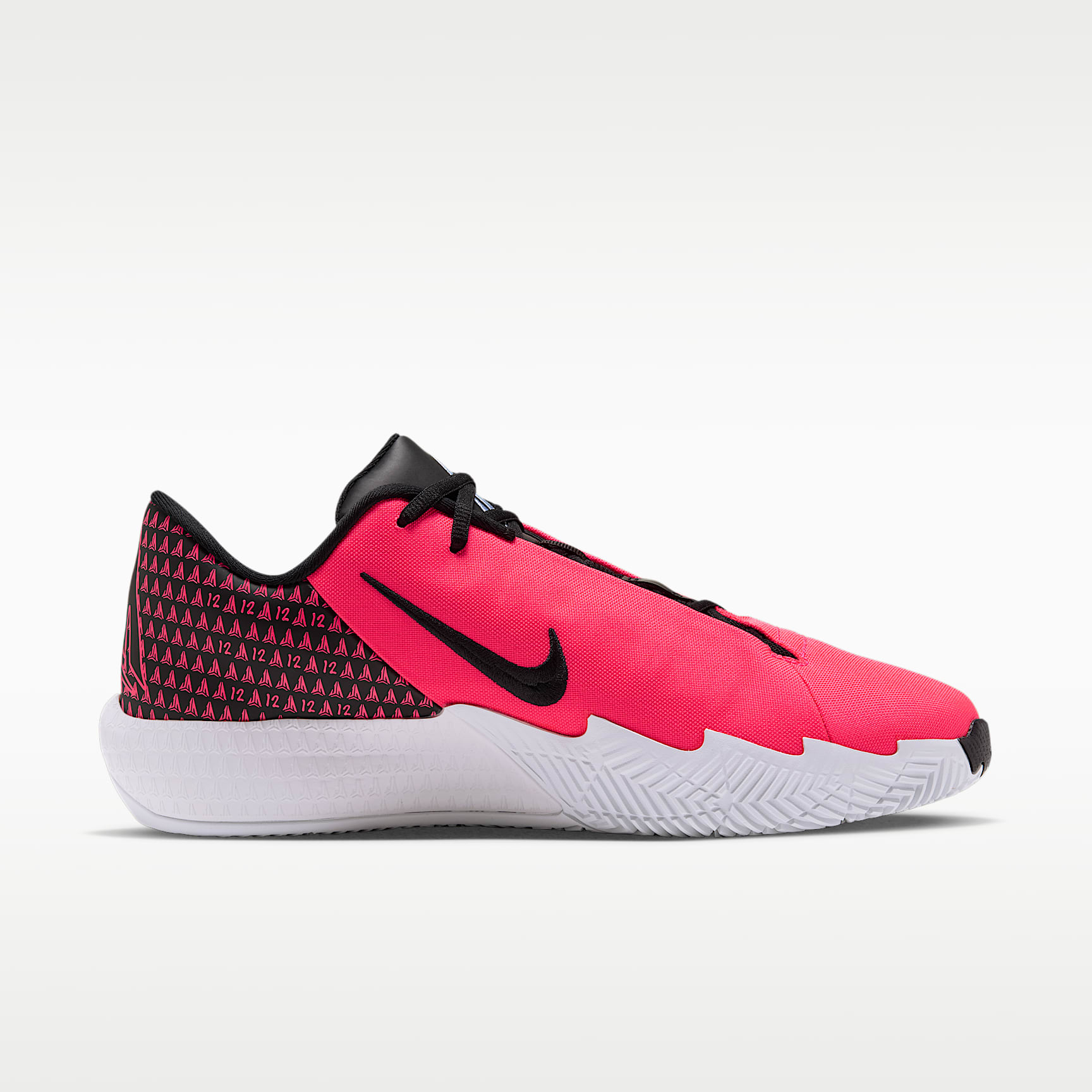 Ja Twelve Time Basketballschuh – Solar Red/Photon Dust/Cobalt Bliss/Schwarz