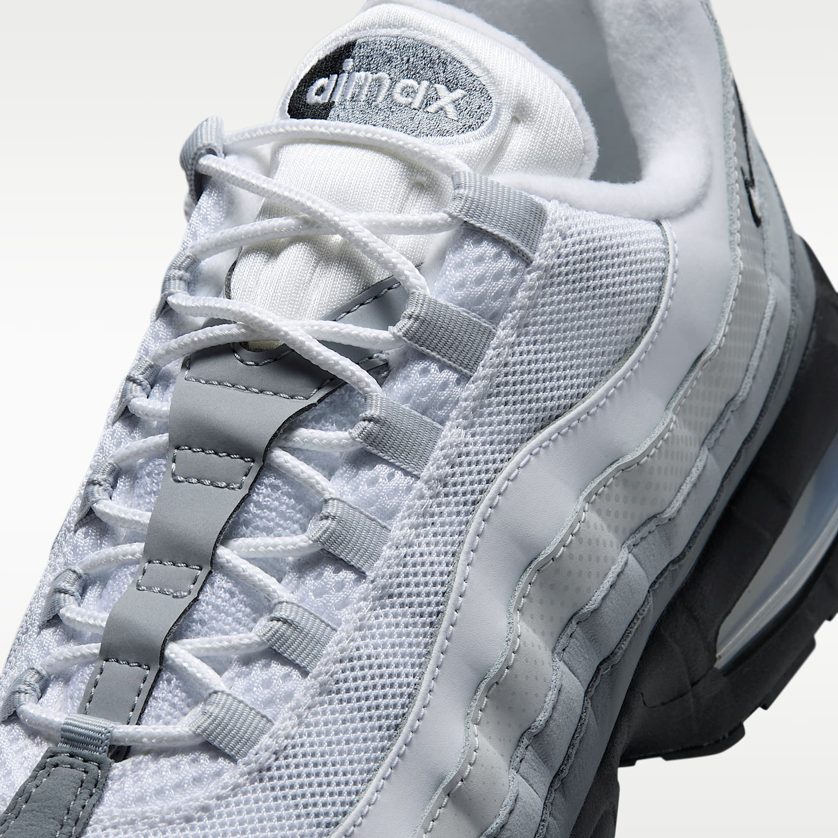 Nike Air Max 95 Big Bubble Schuh (Herren) – Schwarz/Pure Platinum/Wolf Grey/Weiß