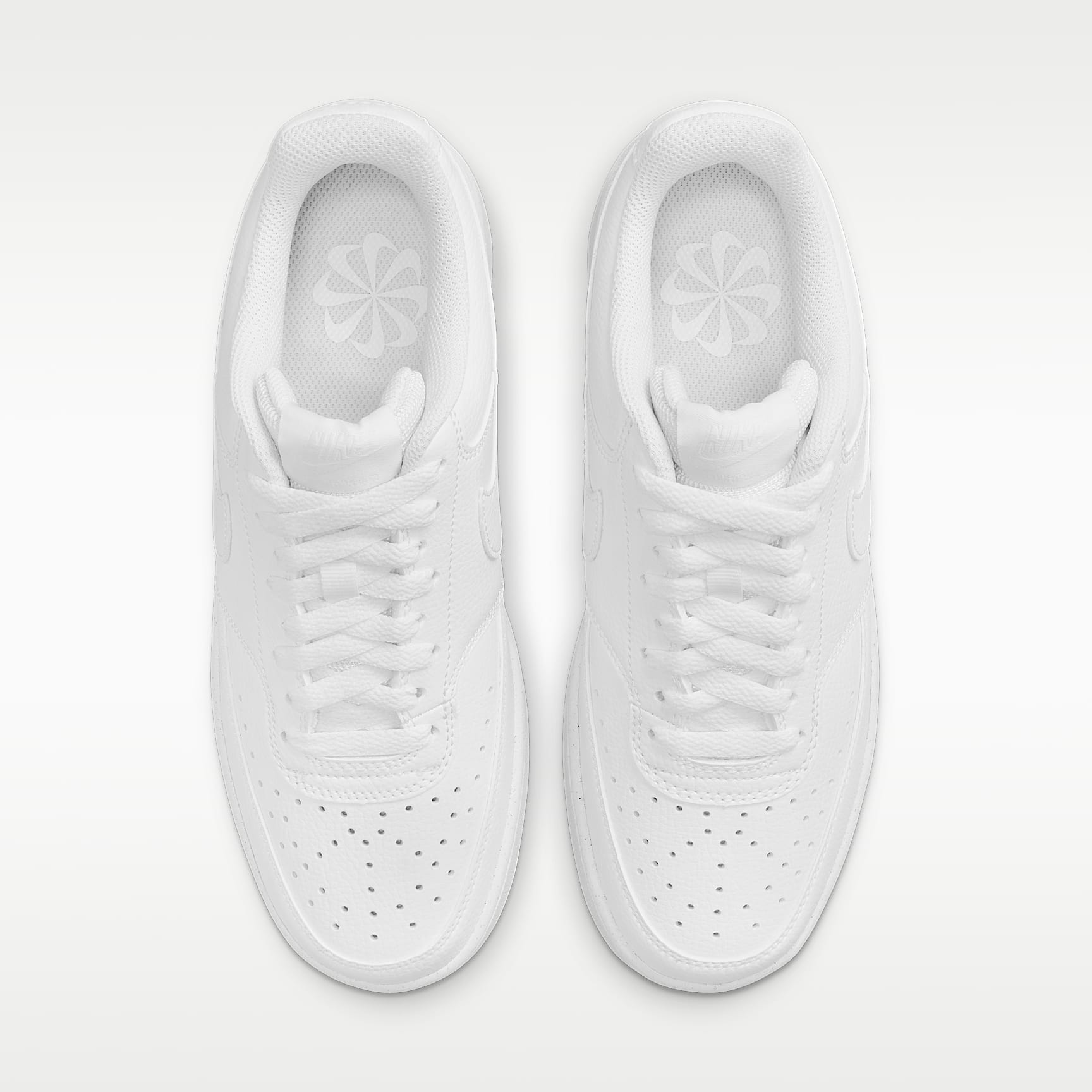 Nike Court Vision Low Next Nature Schuh (Damen) – Weiß/Weiß/Weiß