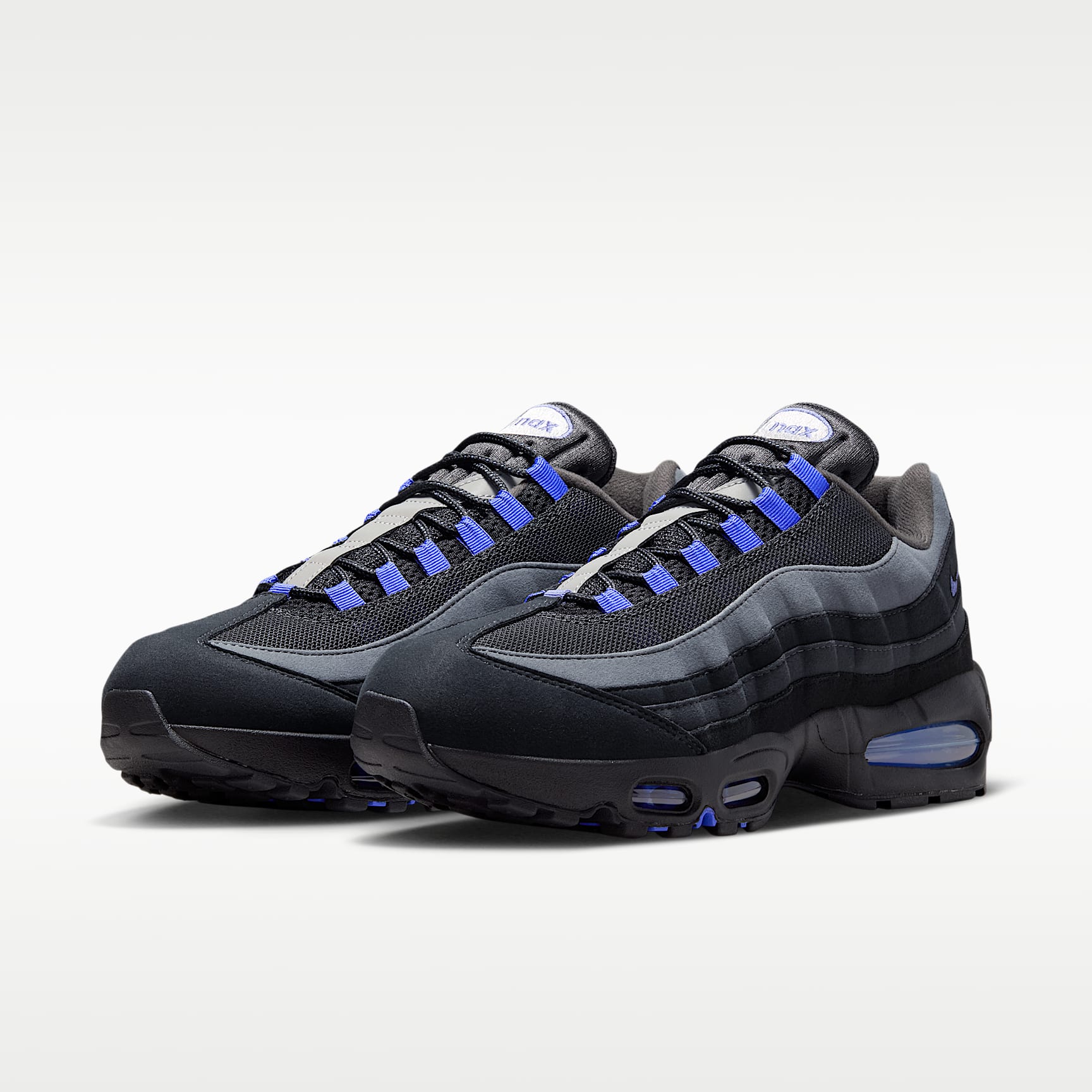 Nike Air Max 95 Big Bubble "OG" Schuh (Herren) – Schwarz/Anthracite/Dark Smoke Grey/Sapphire