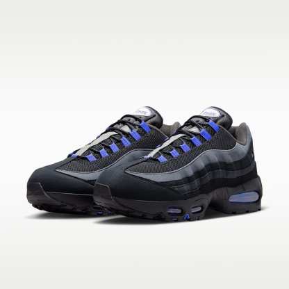 Nike Air Max 95 Big Bubble "OG" Schuh (Herren) – Schwarz/Anthracite/Dark Smoke Grey/Sapphire