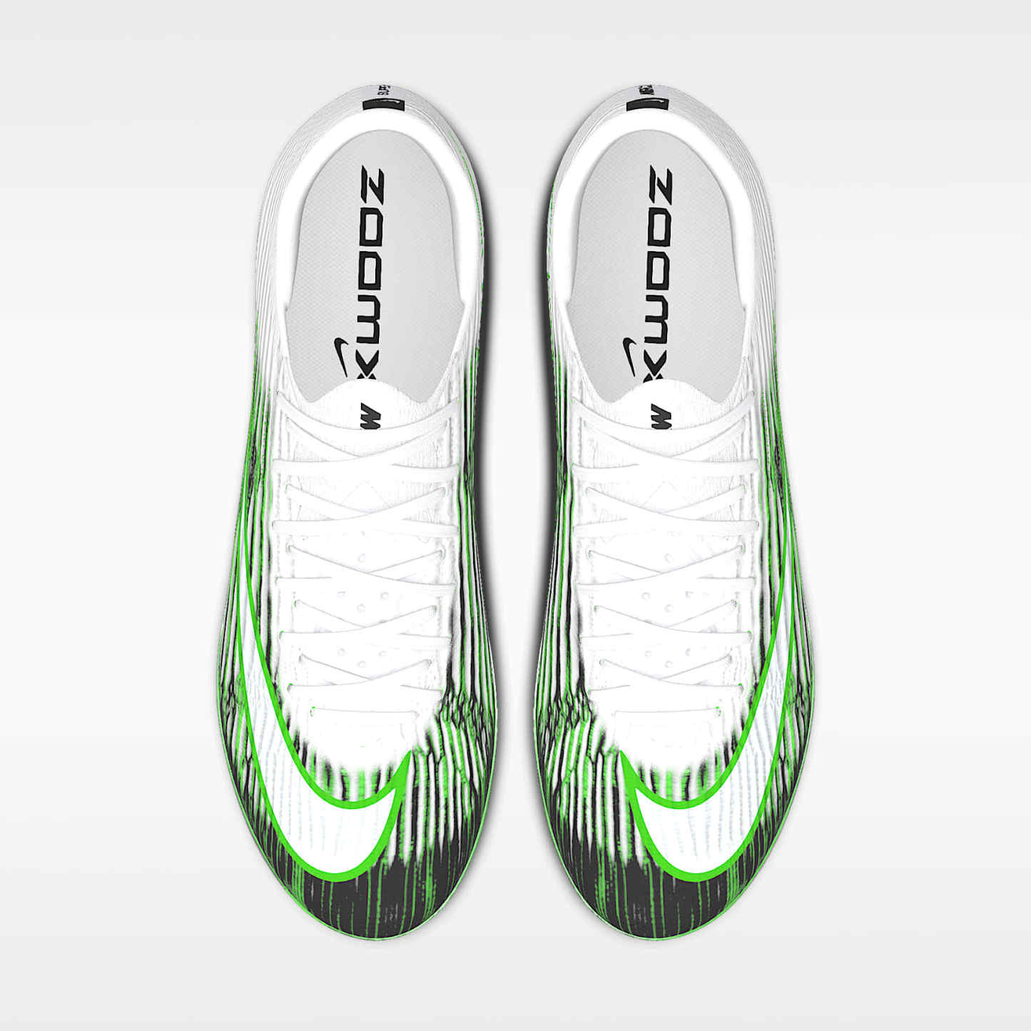 Nike Mercurial Superfly 11 Elite By You personalisierbarer Low-Top-Fußballschuh für normalen Rasen – Weiß/Weiß [9103066846]