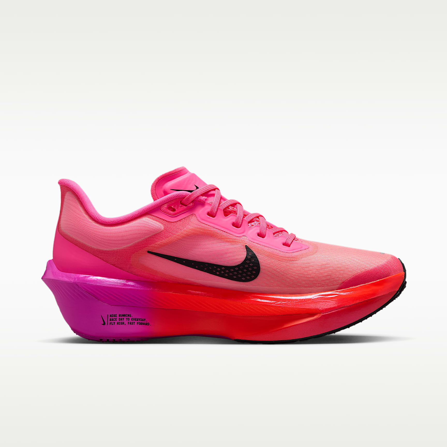 Nike Zoom Fly 6 Straßenlaufschuh für Wettkämpfe (Damen) – Hyper Pink/Laser Crimson/Fuchsia Blast/Schwarz