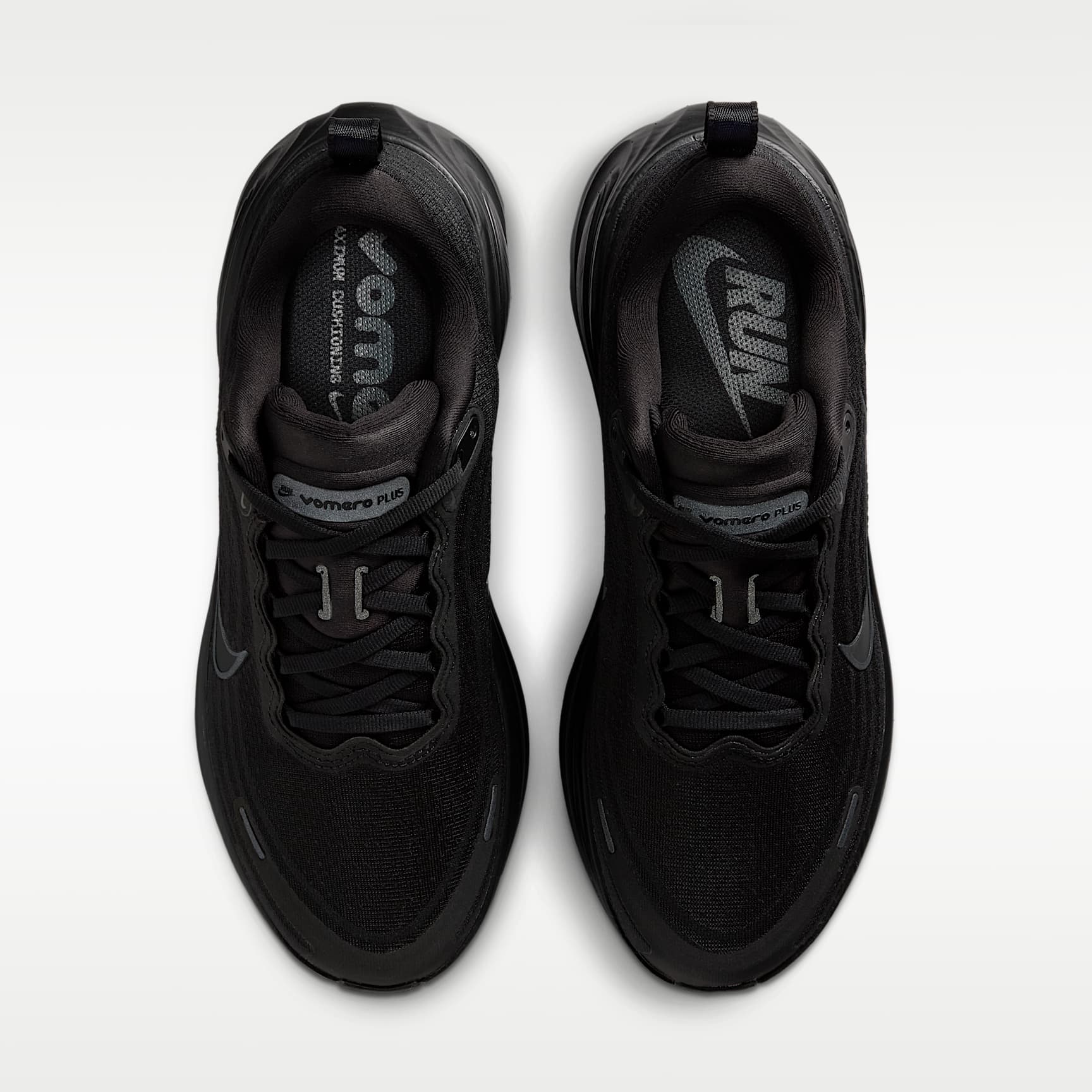 Nike Vomero Plus Straßenlaufschuh (Damen) – Schwarz/Metallic Dark Grey/Cool Grey/Dark Smoke Grey