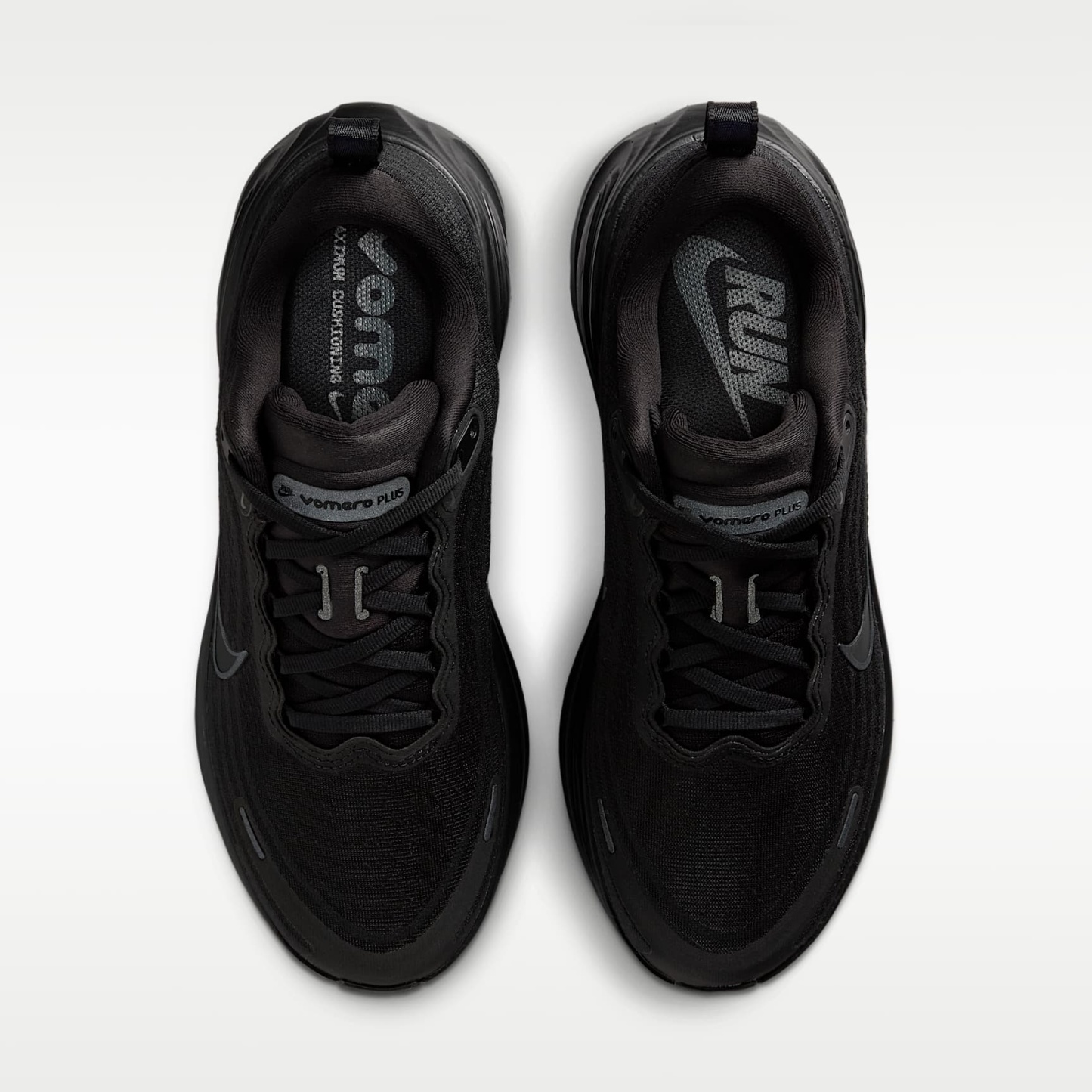 Nike Vomero Plus Straßenlaufschuh (Damen) – Schwarz/Metallic Dark Grey/Cool Grey/Dark Smoke Grey