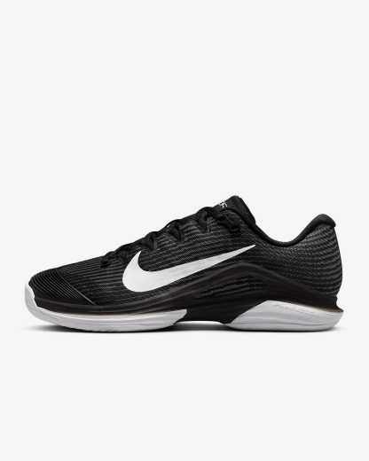 Nike Vapor 12 Tennisschuh für Hartplätze (Damen) – Schwarz/Dark Smoke Grey/Weiß