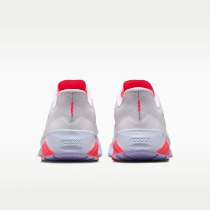 Nike Hybrid RN Trainingsschuh (Damen) – Weiß/Laser Crimson/Football Grey/Metallic Silver