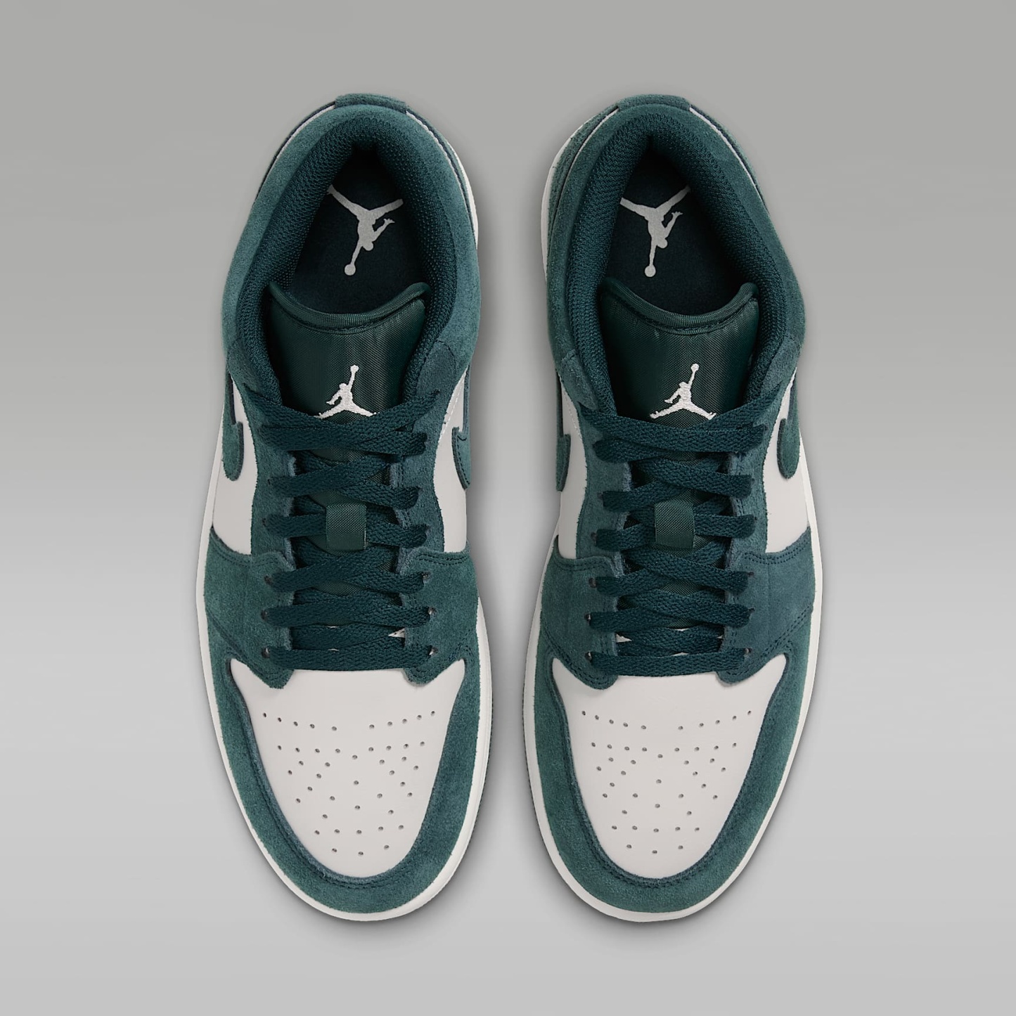 Air Jordan 1 Low Herrenschuh – Midnight Spruce/Pale Ivory/Light Orewood Brown