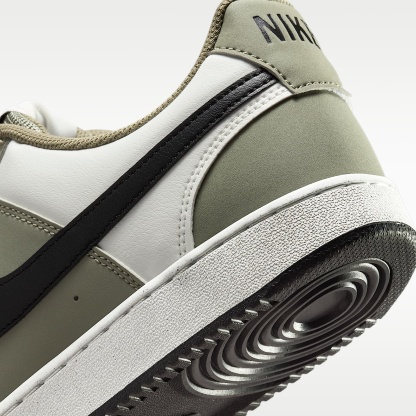 Nike Court Vision Low Herrenschuh – Summit White/Silver Sage/Schwarz