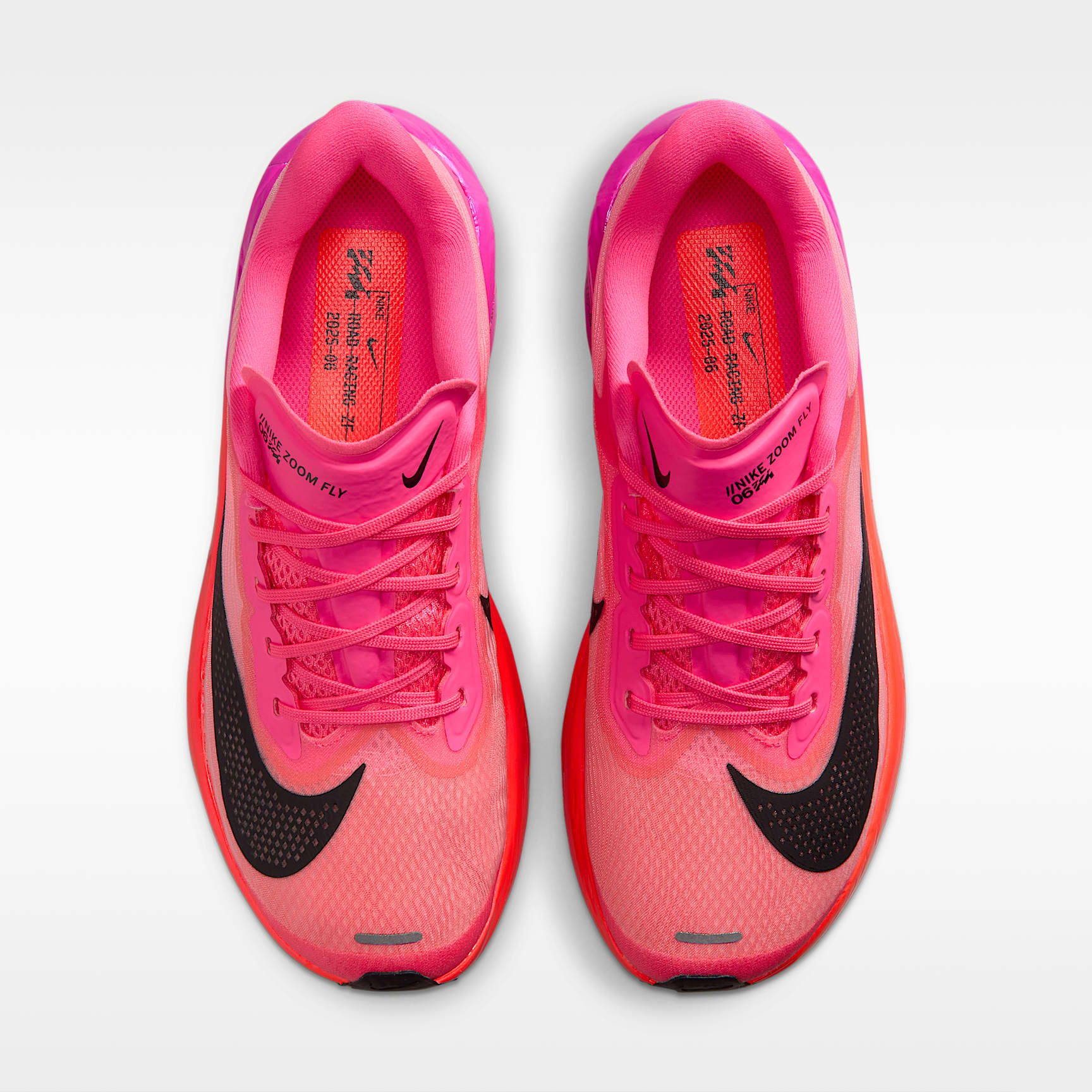 Nike Zoom Fly 6 Straßenlaufschuh für Wettkämpfe (Damen) – Hyper Pink/Laser Crimson/Fuchsia Blast/Schwarz