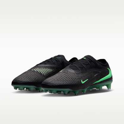 Nike Phantom 6 Low Elite Fußballschuh für Kunstrasen – Schwarz/Schwarz/Illusion Green
