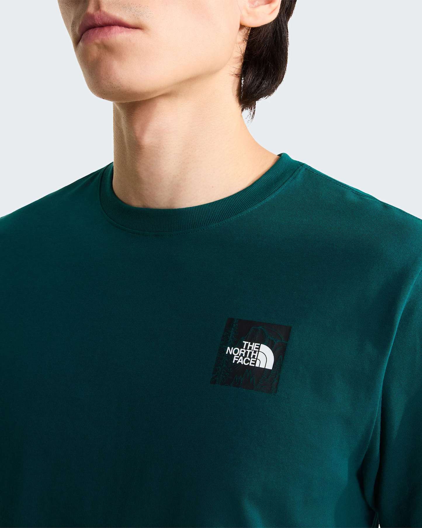 Monte normal geschnittenes T-Shirt mit Grafik für Herren – Pacific Teal