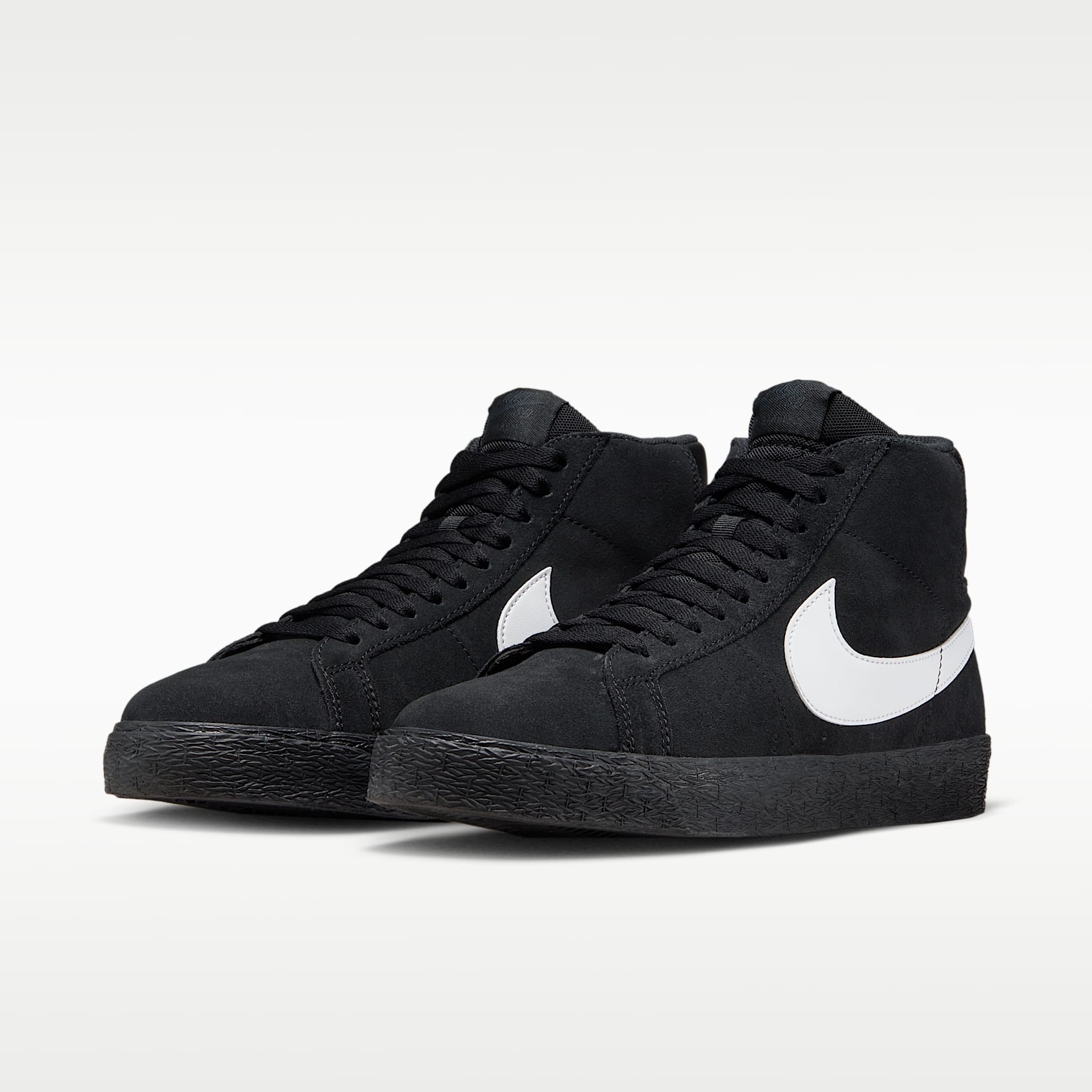 Nike SB Zoom Blazer Mid Skateboardschuh – Schwarz/Schwarz/Schwarz/Weiß