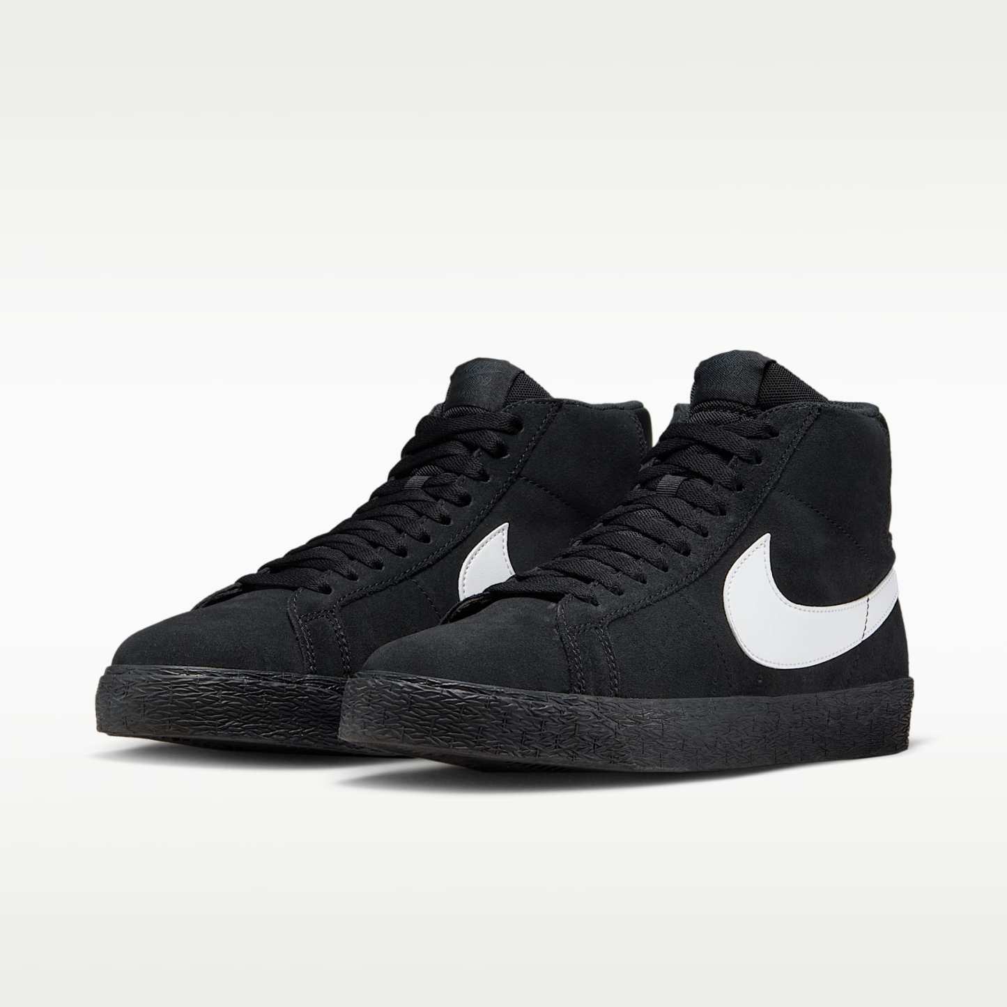 Nike SB Zoom Blazer Mid Skateboardschuh – Schwarz/Schwarz/Schwarz/Weiß
