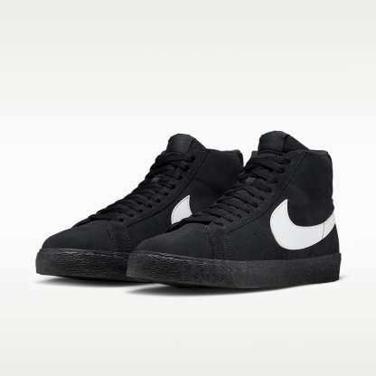 Nike SB Zoom Blazer Mid Skateboardschuh – Schwarz/Schwarz/Schwarz/Weiß