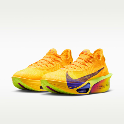 Nike Alphafly 3 Damen-Straßenlaufschuh für Wettkämpfe – Laser Orange/Citron Pulse/Volt Ice/Indigo Burst