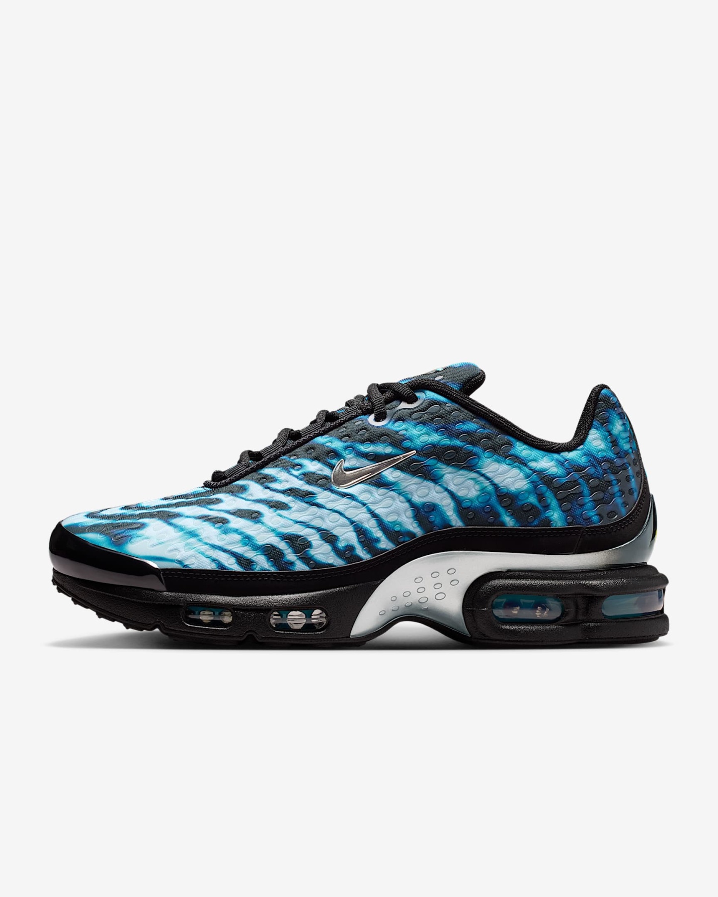 Nike Air Max Plus VII Schuh (Herren) – Schwarz/Gamma Blue/Chrome