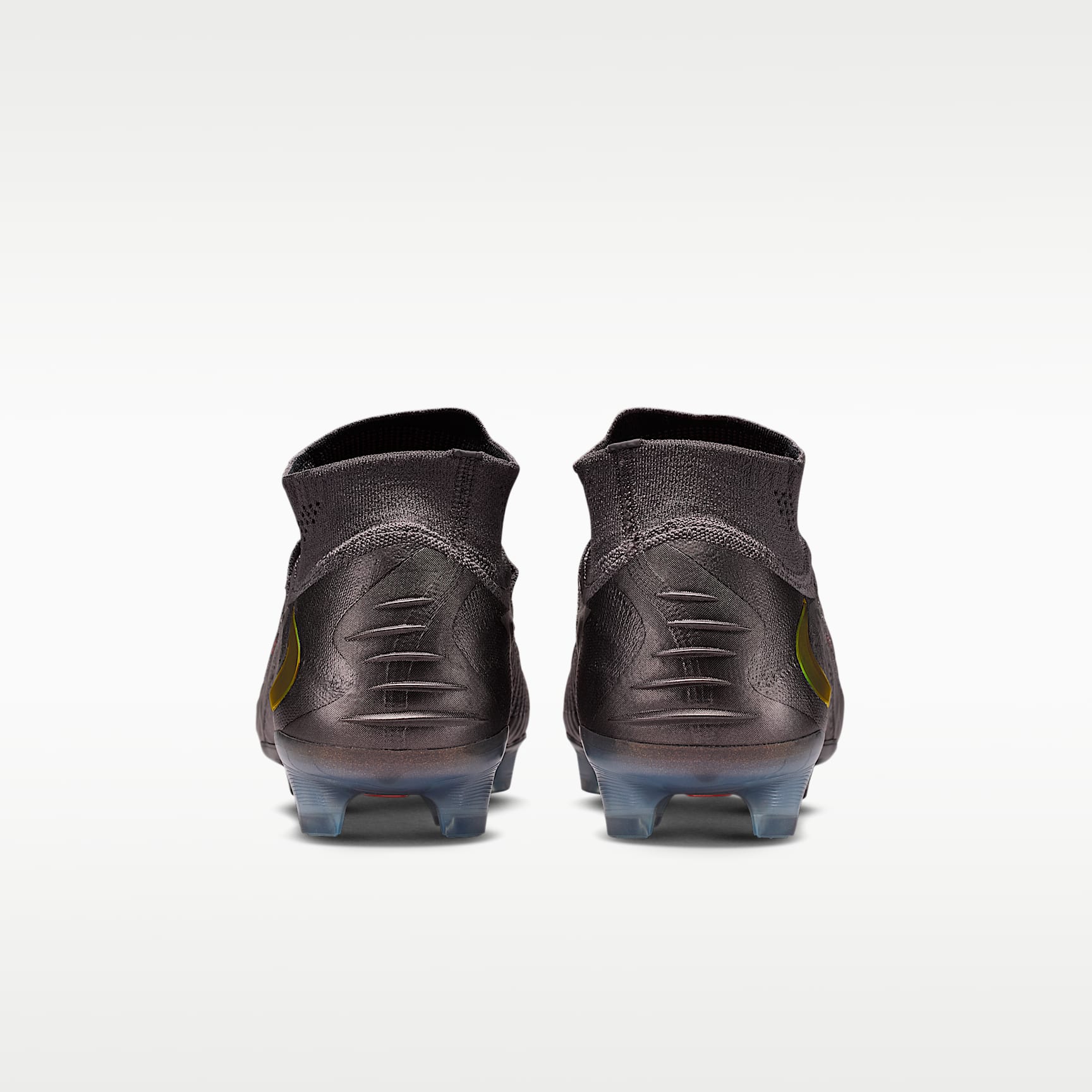 Nike Phantom 6 High Elite LV8 Fußballschuh für normalen Rasen – Medium Ash/Schwarz/Gold Amber