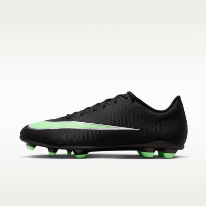 Nike Mercurial Vapor 17 Club Low-Top-Fußballschuh für verschiedene Böden – Schwarz/Schwarz/Illusion Green