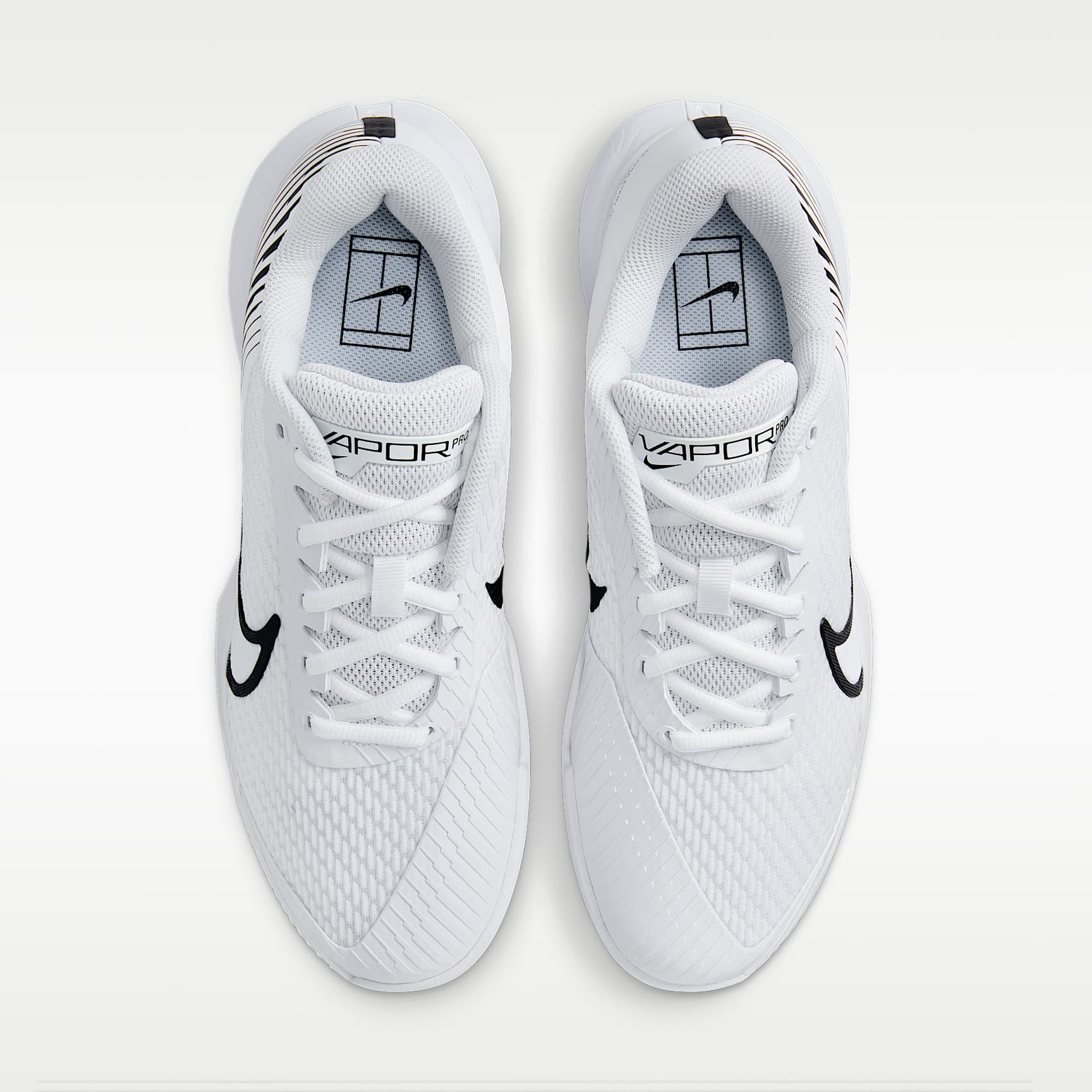 NikeCourt Air Zoom Vapor Pro 2 Herren-Tennisschuh für Teppichplätze – Weiß/Weiß