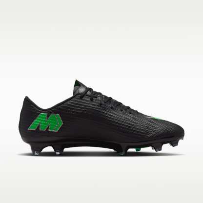 Nike Mercurial Superfly 11 Pro Low-Top-Fußballschuh für normalen Rasen – Schwarz/Schwarz/Illusion Green
