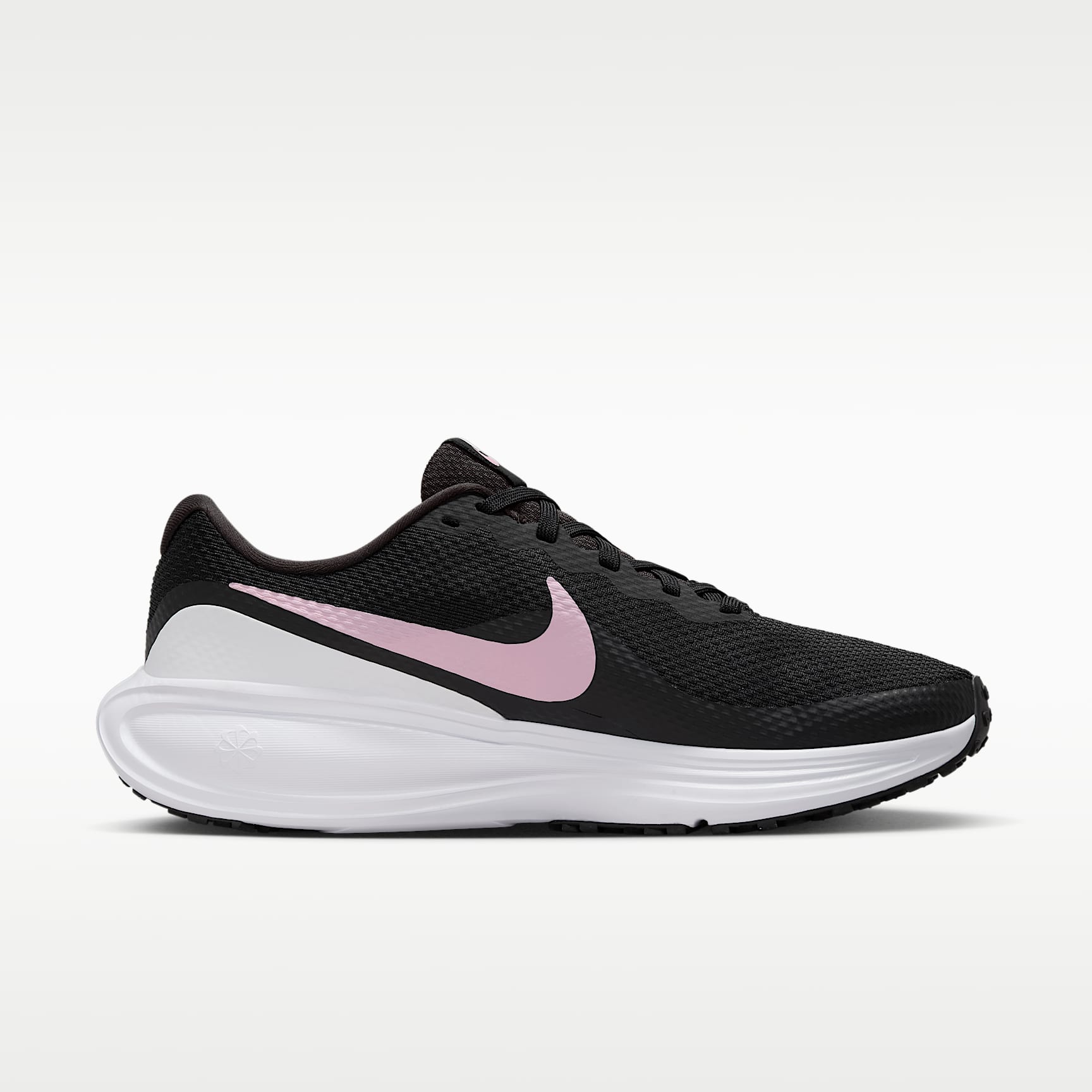 Nike Revolution 8 Straßenlaufschuh (Damen) – Schwarz/Weiß/Anthracite/Pink Foam