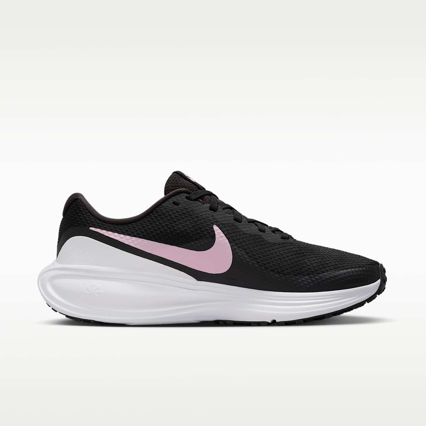 Nike Revolution 8 Straßenlaufschuh (Damen) – Schwarz/Weiß/Anthracite/Pink Foam