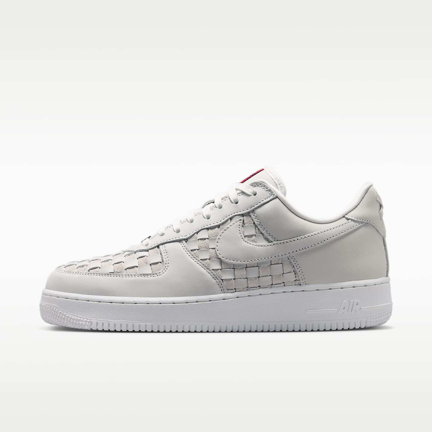 Nike Air Force 1 Low Retro Premium Schuh (Herren) – Summit White/Team Red/Metallic Silver/Summit White