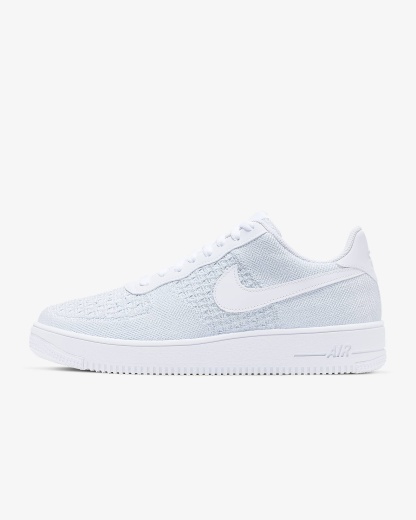 Nike Air Force 1 Flyknit 2.0 Schuh – Weiß/Pure Platinum/Weiß/Pure Platinum