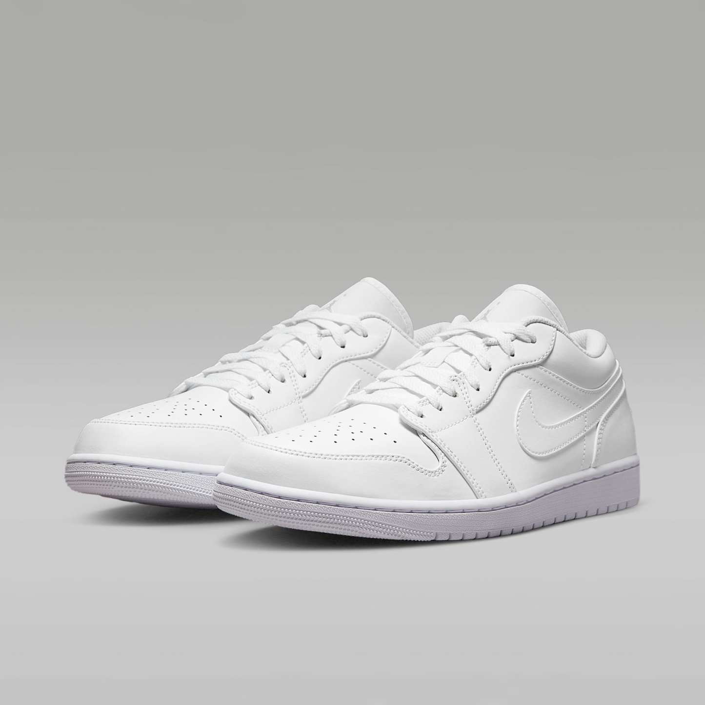 Air Jordan 1 Low Herrenschuh – Weiß/Weiß/Weiß