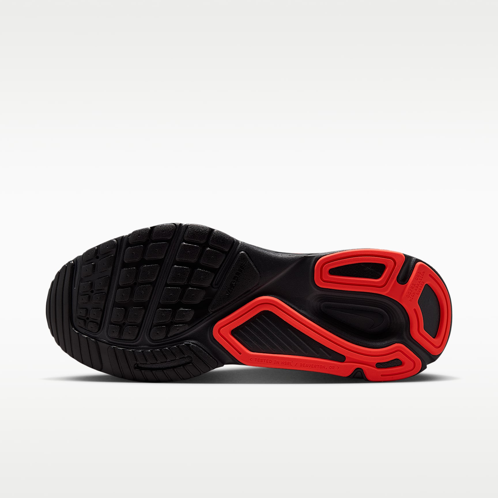 Nike Structure Plus Straßenlaufschuh (Herren) – Schwarz/University Red/Dark Smoke Grey/Bright Crimson