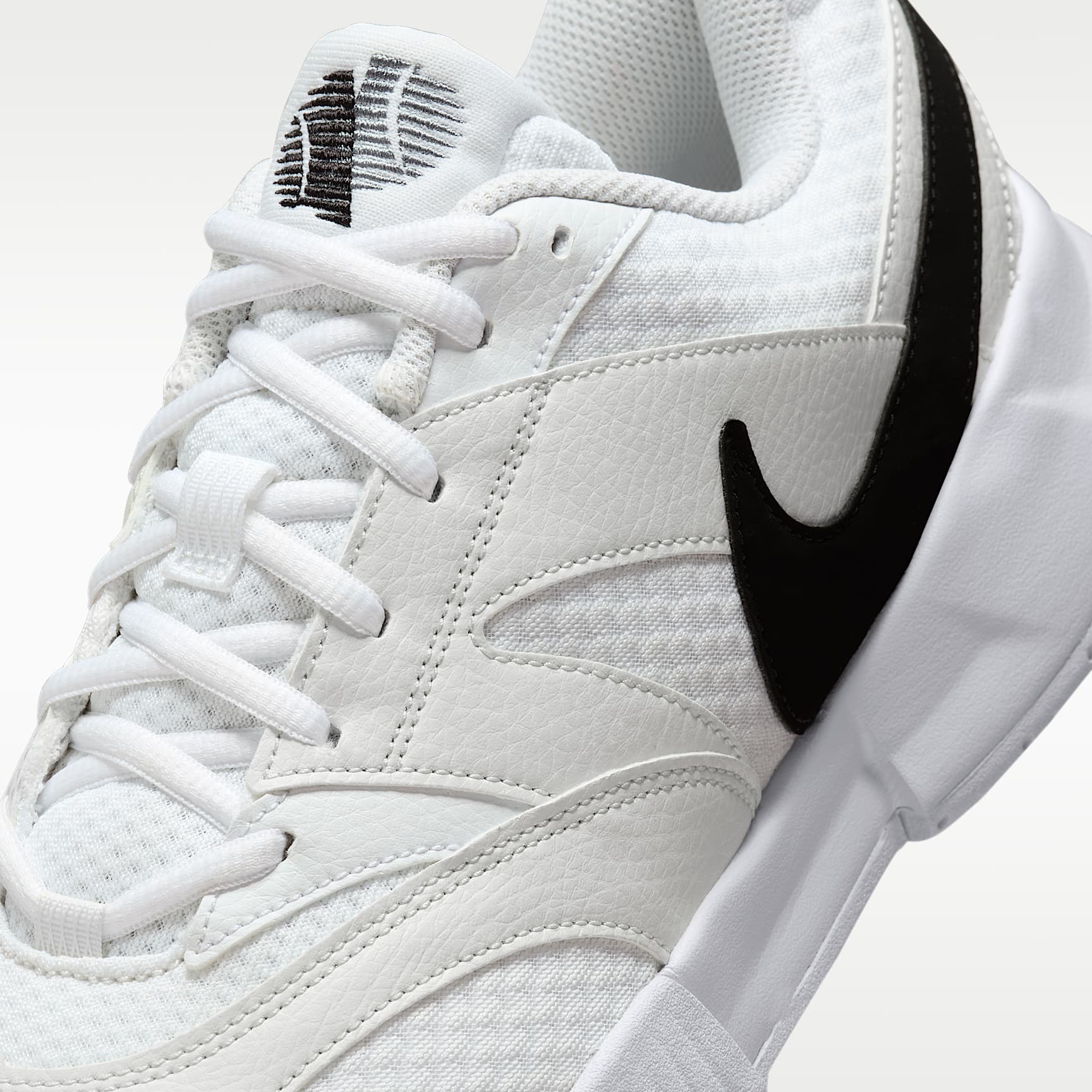 NikeCourt Lite 4 Herren-Tennisschuh – Weiß/Summit White/Schwarz