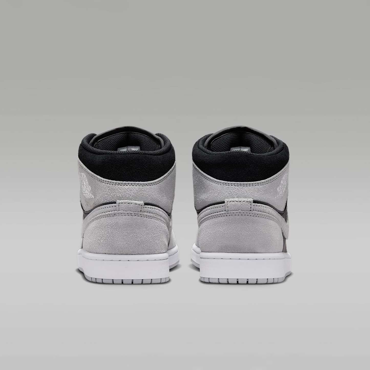 Air Jordan 1 Mid Herrenschuh – Light Smoke Grey/Schwarz/Weiß