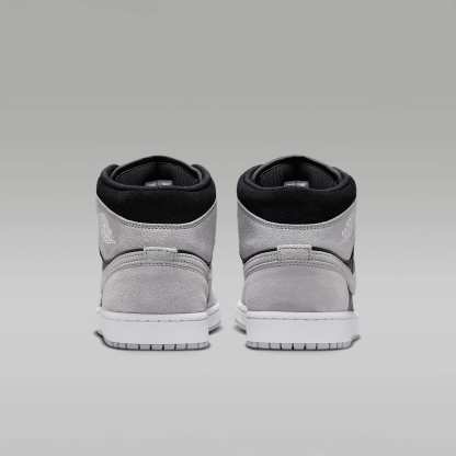 Air Jordan 1 Mid Herrenschuh – Light Smoke Grey/Schwarz/Weiß