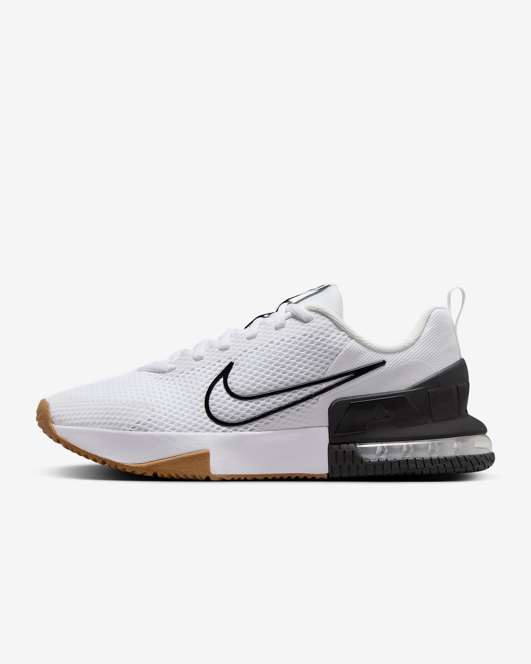 Nike Air Max Alpha Trainer 6 Workout-Schuh (Herren) – Weiß/Schwarz/Gum Medium Brown/Weiß