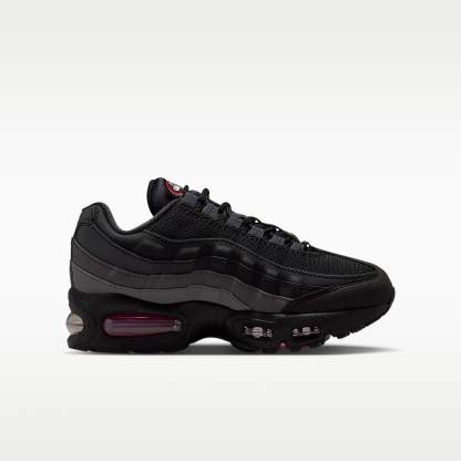 Nike Air Max 95 Big Bubble Schuh (ältere Kinder) – Schwarz/Anthracite/Iron Grey/University Red